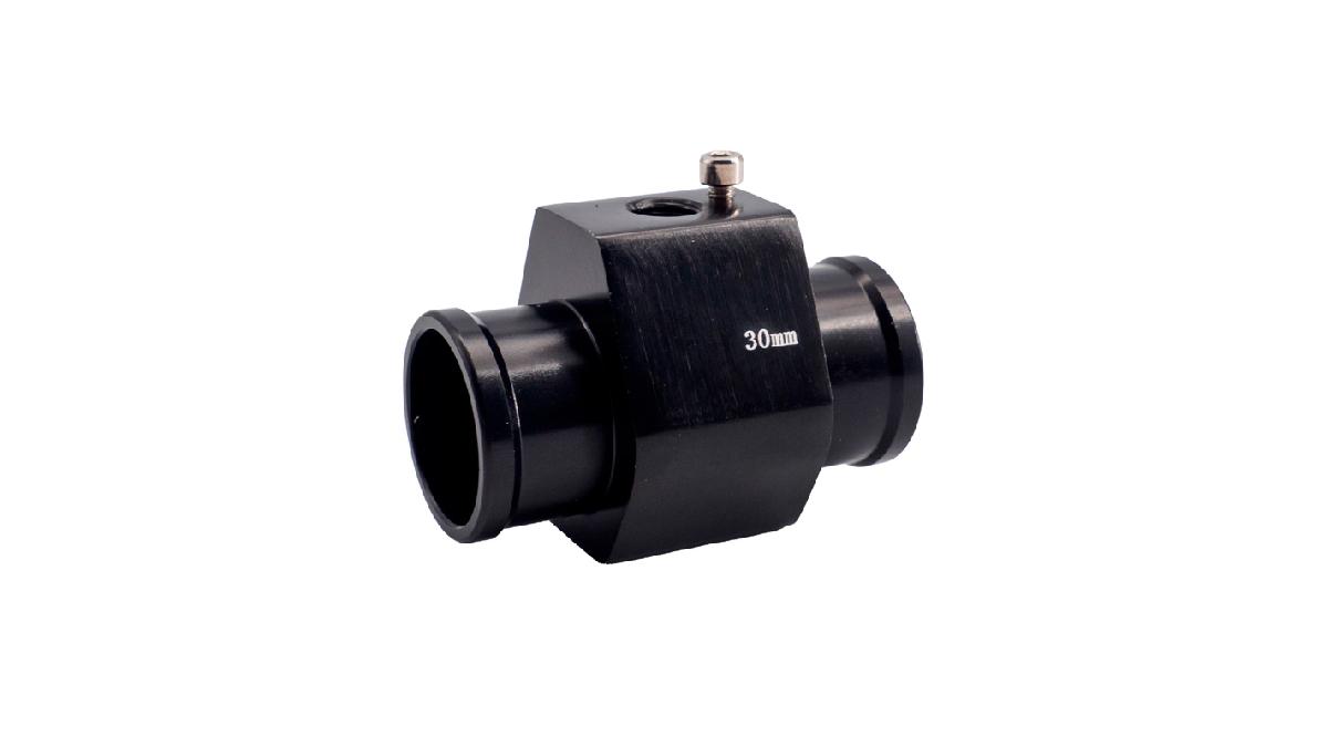 Simoni+Racing+Adaptateur+de+capteur+de+temp%C3%A9rature+d%27eau+-+Aluminium+anodis%C3%A9+noir+-+%C3%9830mm